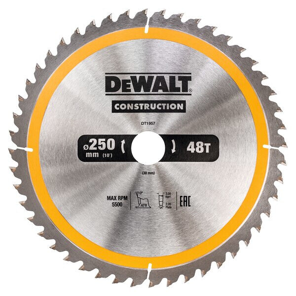 DeWALT DT1957-QZ rundsavklinge 25 cm 1 stk