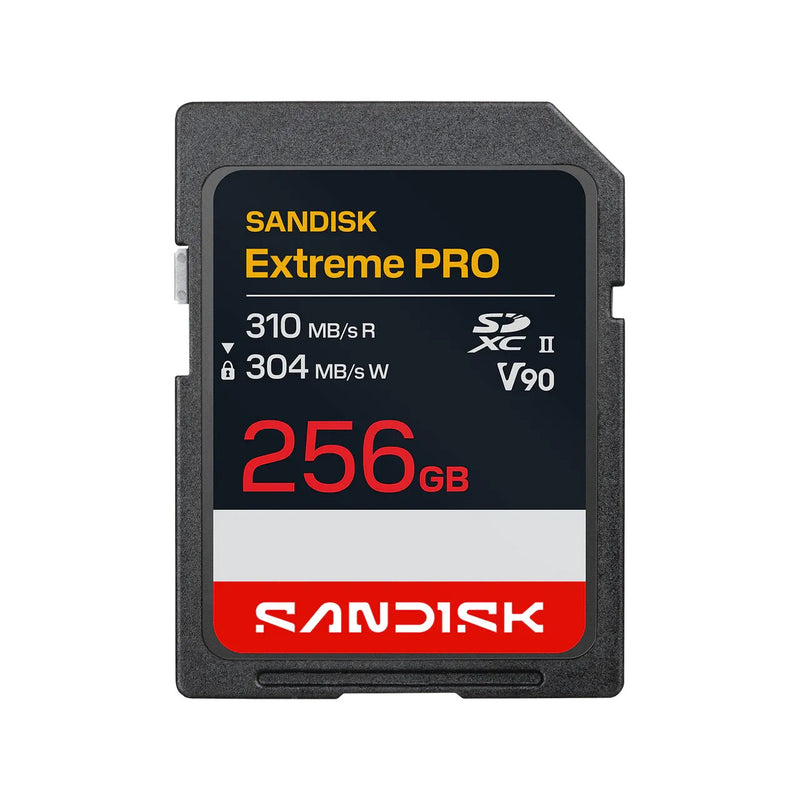 SanDisk Extreme PRO SD UHS-II V90 Card - 256GB SDXC