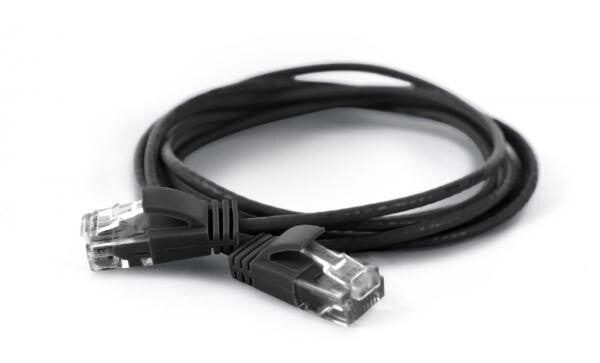 Wantec 7312 netværkskabel Sort 0,5 m Cat6a U/UTP (UTP)