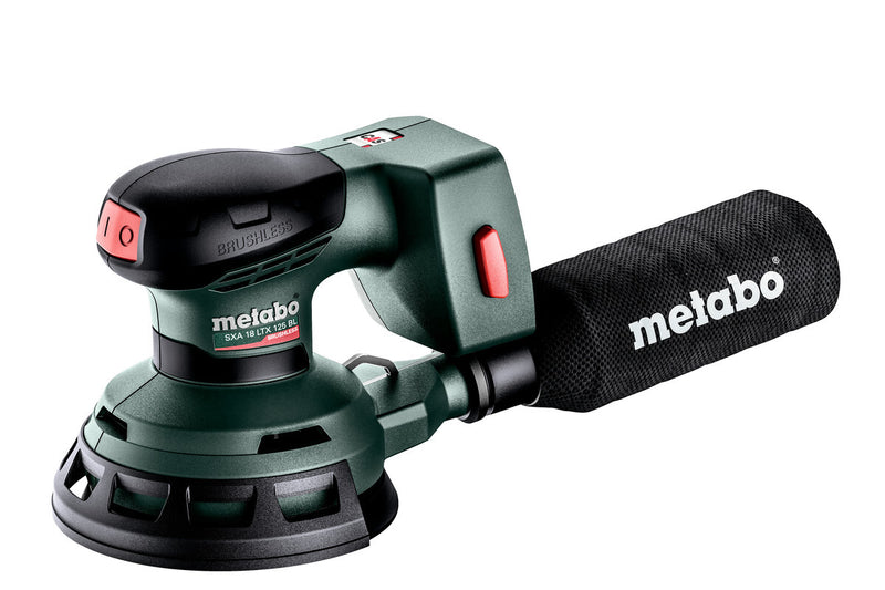 Metabo SXA 18 LTX 125 BL Excentersliber 10000 rpm Sort, Grøn