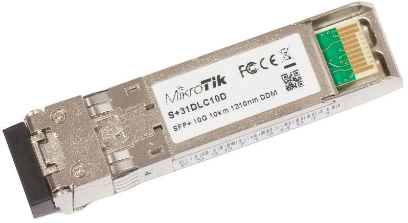 Mikrotik S+31DLC10D modul til netværksmodtager Fiberoptisk 10000 Mbit/s SFP+ 1310 nm