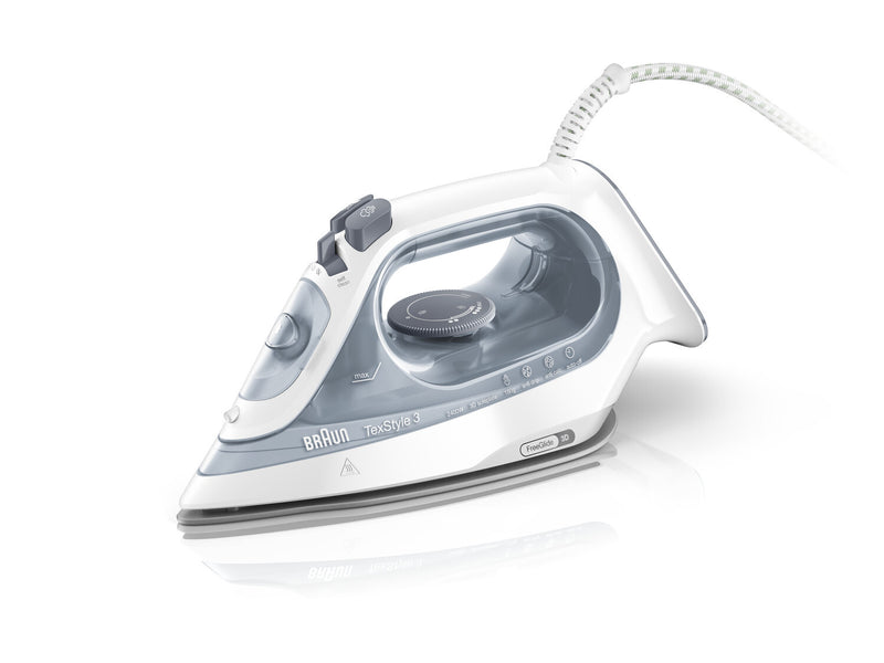 Braun TexStyle 3 SI3054GY Dampstrygejern Keramisk strygesål 2400 W Grå