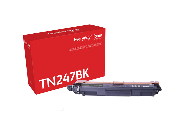 Everyday™ sprt Toner by Xerox compatible with Brother TN247BK, Høj kapacitet