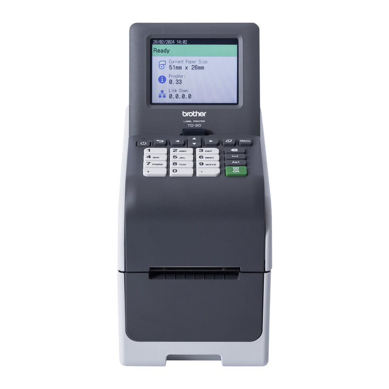 Brother TD-2350DSA203 etiketprinter Direkte termisk 203 x 203 dpi 152 mm/sek. Kabel & trådløs Ethernet LAN Wi-Fi Bluetooth
