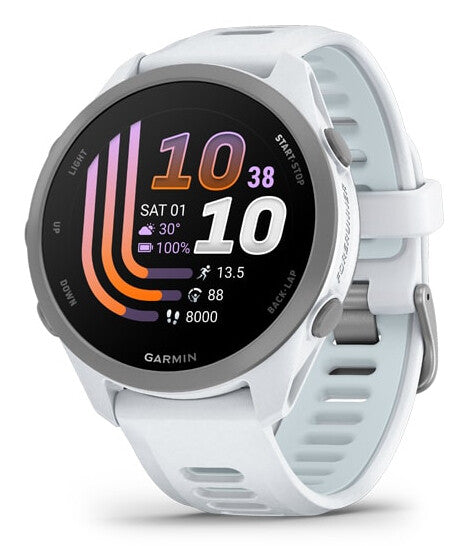 Garmin Forerunner 170 3,05 cm (1.2") AMOLED 30 mm Digital 390 x 390 pixel Berøringsskærm Hvid GPS (satellit)