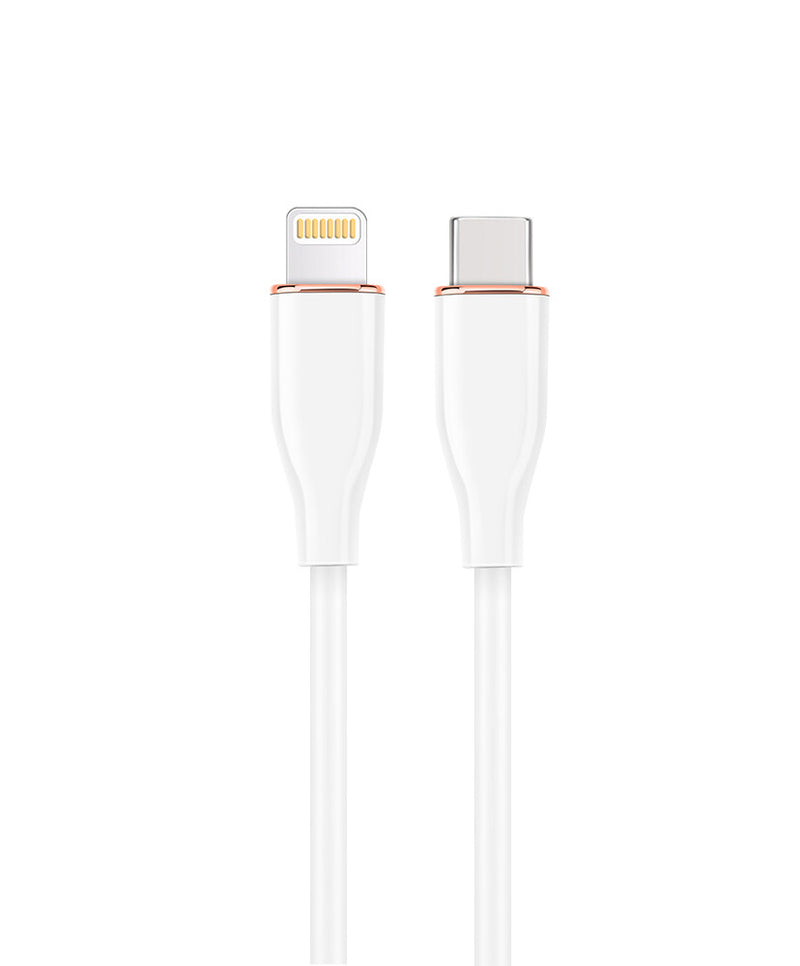 Gembird GMB Audio CC-USB2S-CM8PM-1.5M-W Lightning kabel 1,5 m Hvid