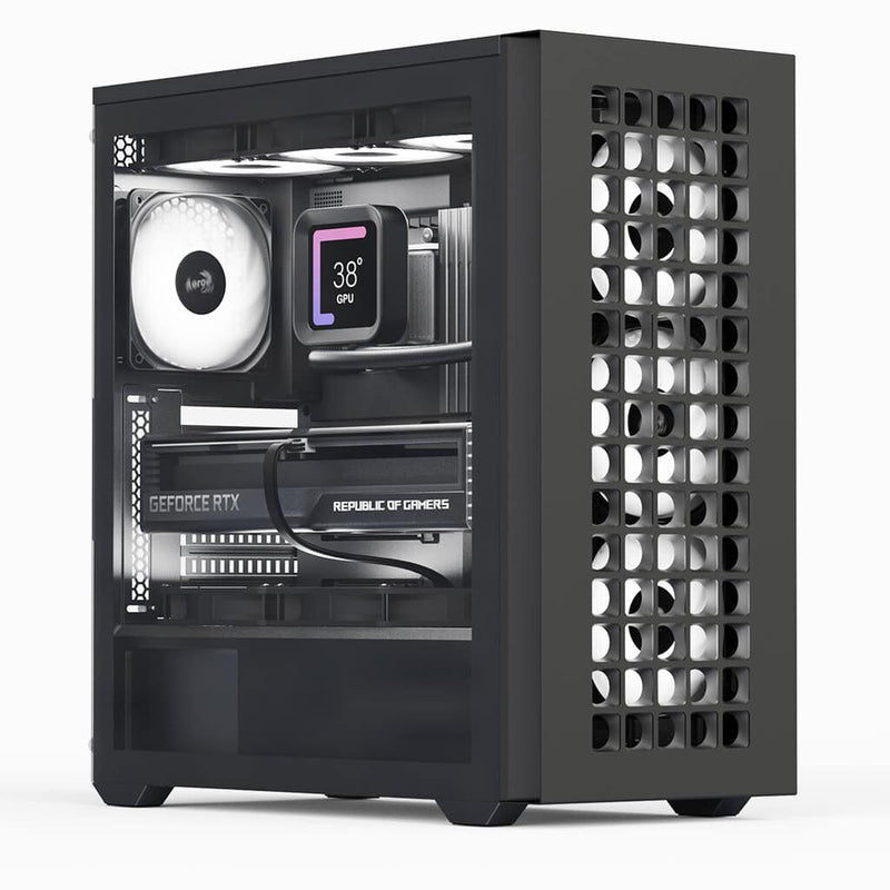 Aerocool D502A Midi Tower Sort