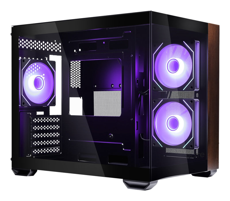 Cooler Master Elite 481 Wood Mini Tower Sort