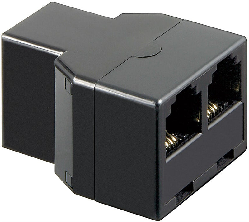 Goobay 50597 kabel kønsskifter RJ11/RJ14 2x RJ11/RJ14 Sort