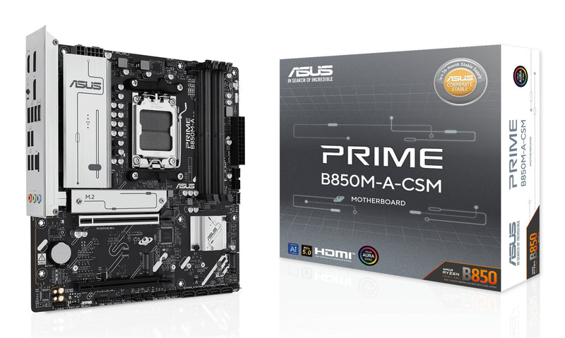 ASUS PRIME B850M-A-CSM AMD B850 Sokkel AM5 micro ATX