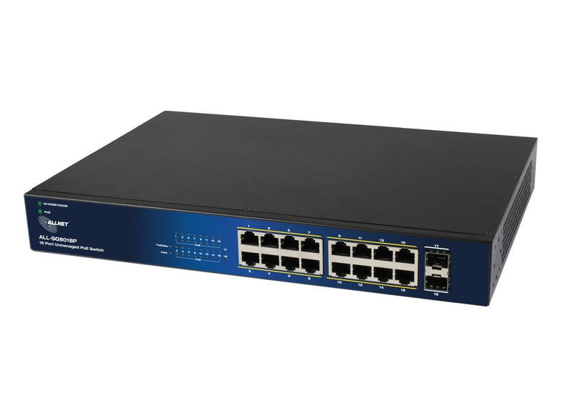 ALLNET 211783 Ikke administreret L2 Gigabit Ethernet (10/100/1000) Strøm over Ethernet (PoE) Sort