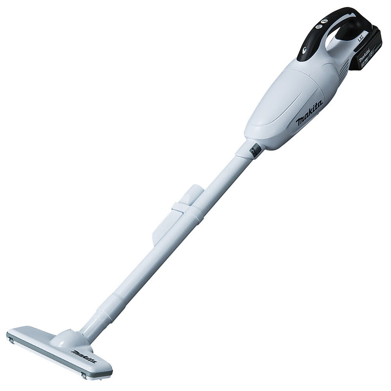 Makita DCL181FZW stav støvsuger & elektrisk kost Stick vakuum Batteri Dry Poseløs 0,65 L Hvid