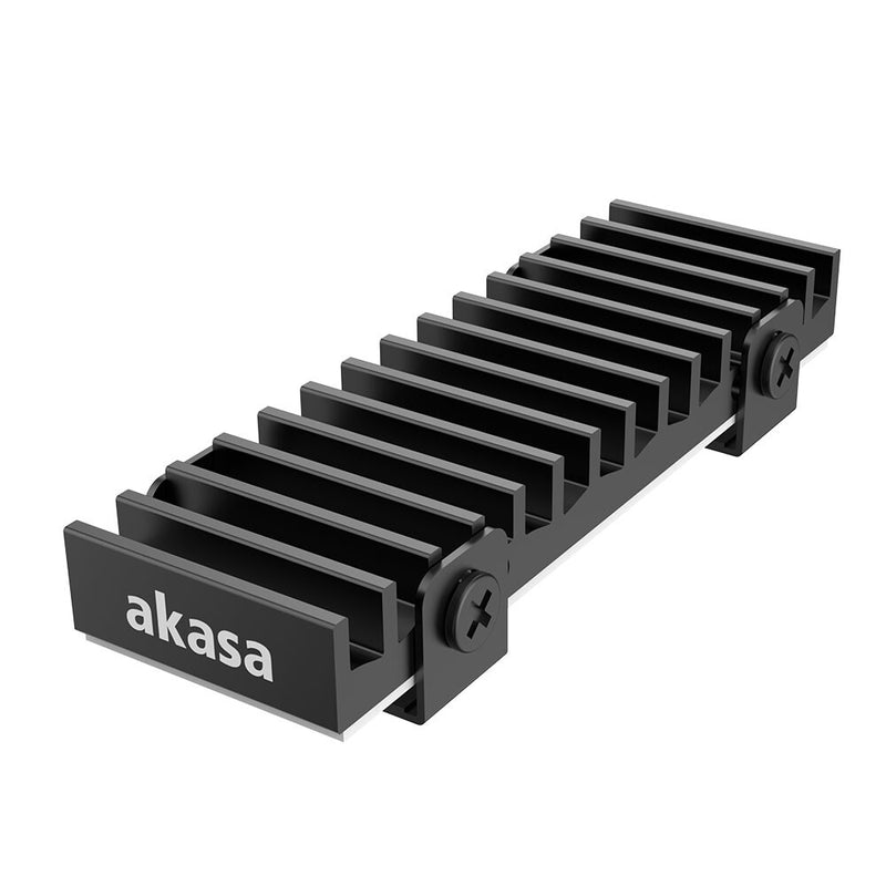 Akasa Gecko Pro Solid-state drev Køleplade/køler Sort 1 stk