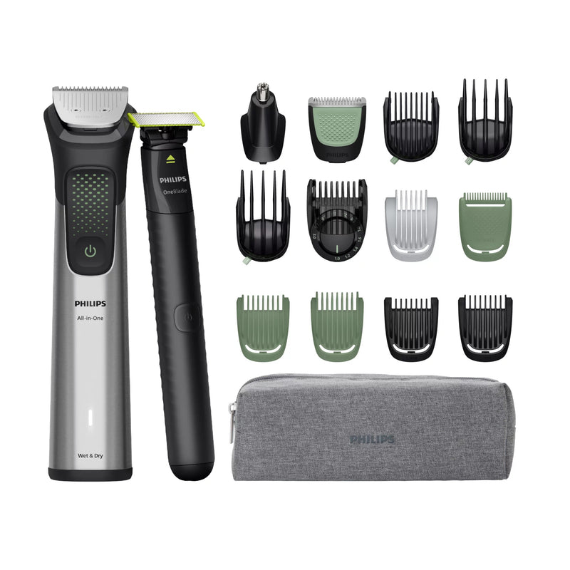 Philips MG9535/15 skæg- og hårtrimmer Rustfrit stål 27 Lithium-Ion (Li-Ion)