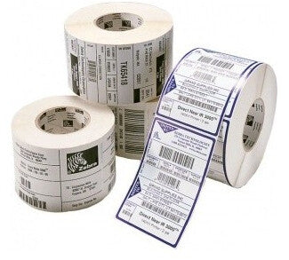 Zebra Z-Perform 1000D Hvid Permanent Adhesive