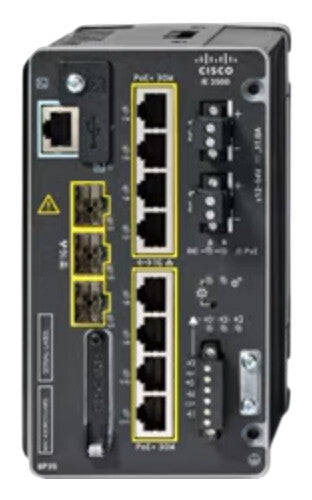 Cisco Catalyst IE-3500-8P3S-A netværksswitch Administreret L2 Gigabit Ethernet (10/100/1000) Strøm over Ethernet (PoE) Sort