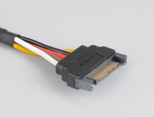 Akasa Sata Power Cable Extension Sort 0,3 m