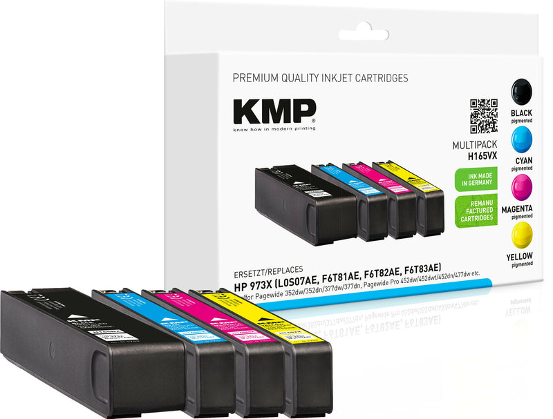 KMP 1752,4005 tonerpatron 4 stk Kompatibel Sort, Blå, Magenta, Gul