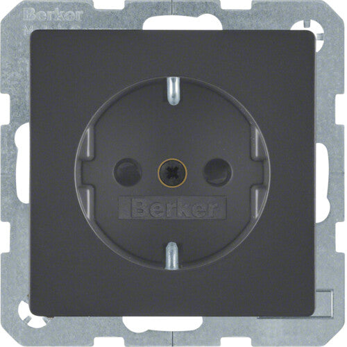 Berker 47236086 stikkontakt Type F Anthracit