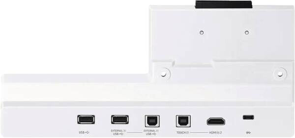 Samsung CY-TF65BFCXEN tilbehør til interaktivt whiteboard Bakke til tilslutningsmuligheder Hvid