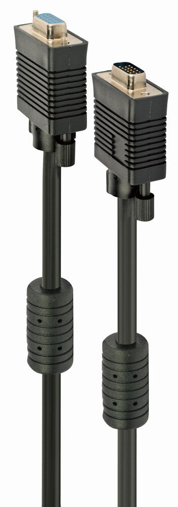 Gembird CC-PPVGAX-10-B VGA kabel 3 m VGA (D-Sub) Sort