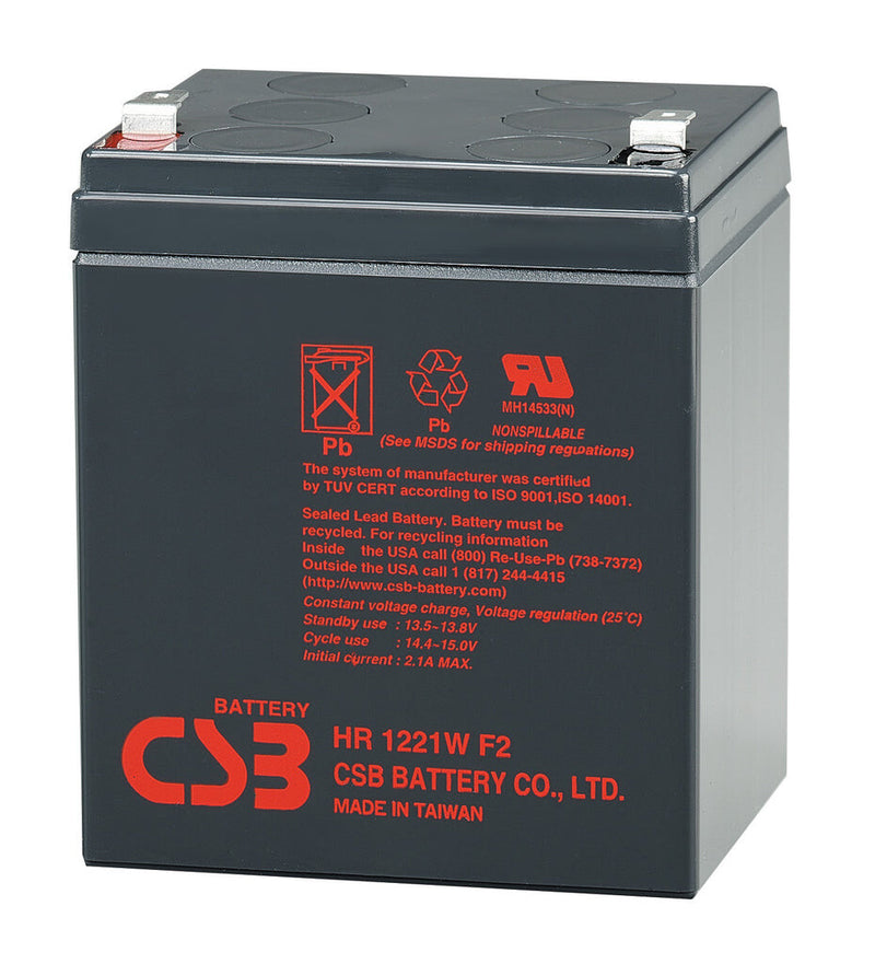 CSB HR1221WF2 UPS batteri Blysyre 12 V 5,1 At