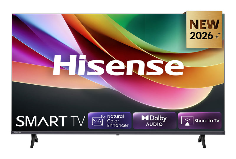 Hisense 40A4S 101,6 cm (40") Fuld HD Smart TV Wi-Fi Sort 200 cd/m²
