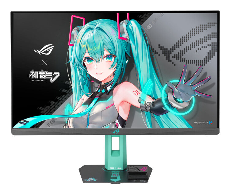 ASUS ROG Strix XG27ACMEG-G Hatsune Miku Edition computerskærm 68,6 cm (27") 2560 x 1440 pixel Wide Quad HD LCD Flerfarvet