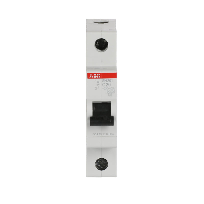 ABB SH201-C20 kredsløbsafbryder Miniature strømafbryder Type F 1