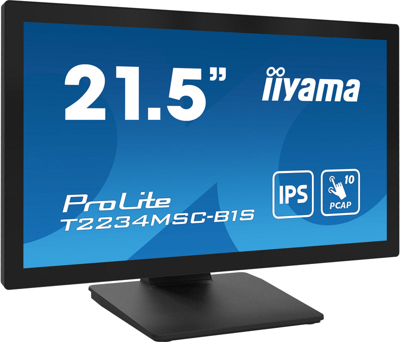 iiyama ProLite T2234MSC-B1S computerskærm 54,6 cm (21.5") 1920 x 1080 pixel Fuld HD Berøringsskærm Sort
