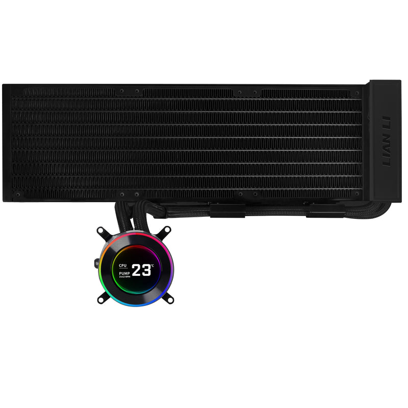 Lian Li GA II Hydroshift II LCD-C 360N Computerkabinet Alt-i-en væskekøler Sort