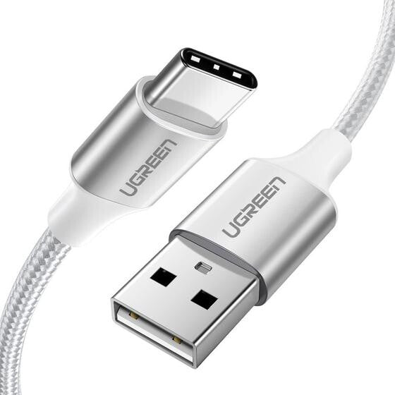 Ugreen 60131 USB-kabel 1 m USB C USB A 0,48 Gbit/sek. Hvid