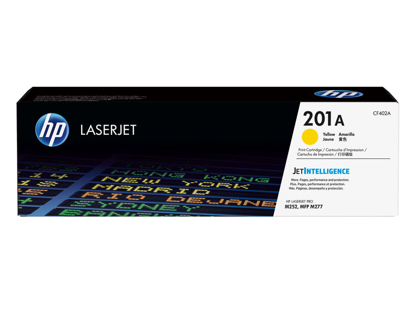 HP Original 201A LaserJet-tonerpatron, gul