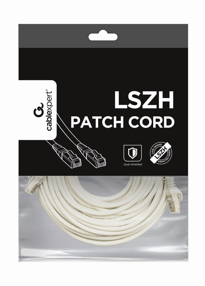 Gembird PP6A-LSZHCU-W-10M netværkskabel Hvid Cat6a S/FTP (S-STP)