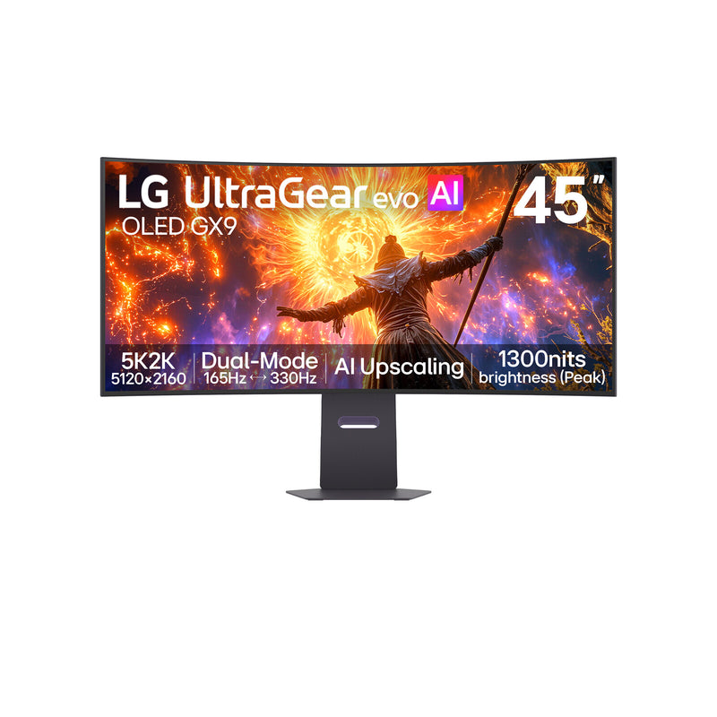 LG 45GX950B-B computerskærm 114,3 cm (45") 5120 x 2160 pixel 5K Ultra HD OLED Sort
