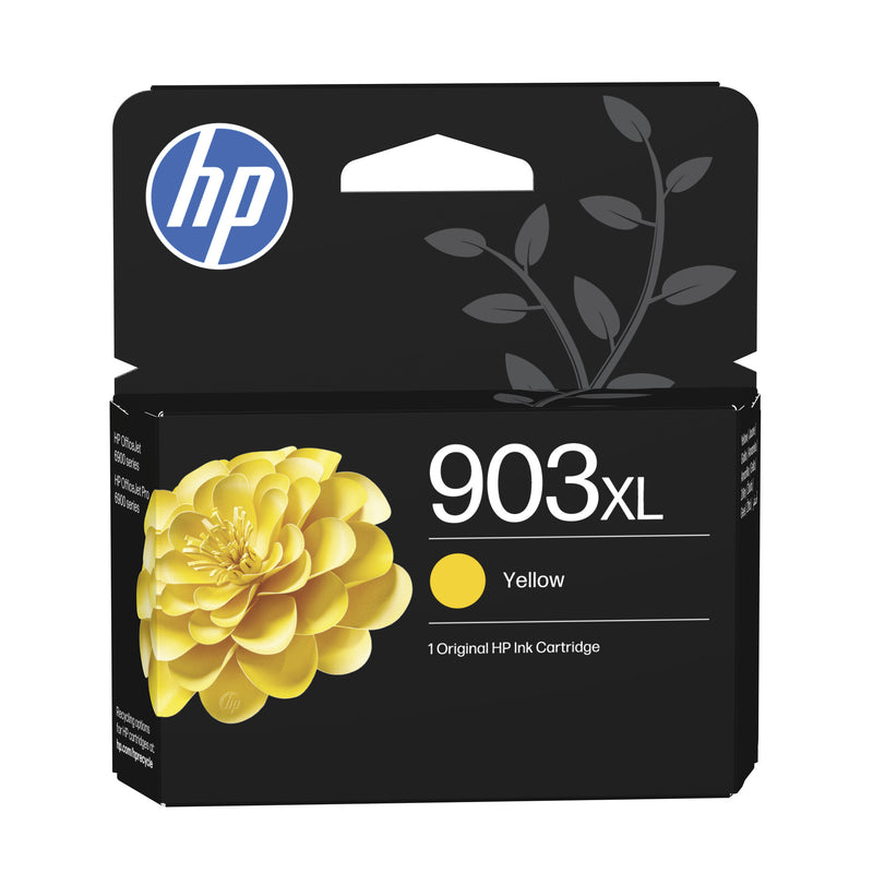 HP Original 903XL-blækpatron med høj kapacitet, gul