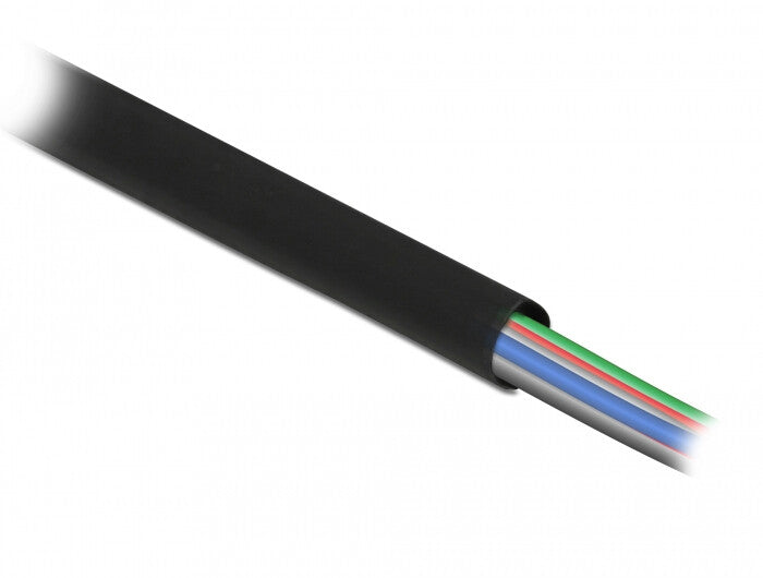 DeLOCK 18937 kabelisolering Varmekrympet rør Sort 1 stk