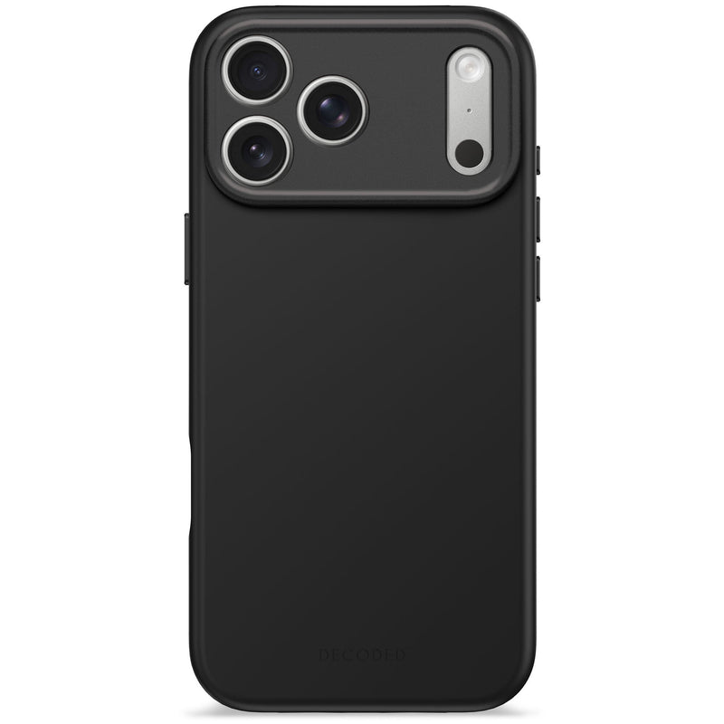 Decoded Silicone Backcover Apple iPhone 17 Pro Max Phantom Black mobiltelefon etui 17,5 cm (6.9") Cover Sort