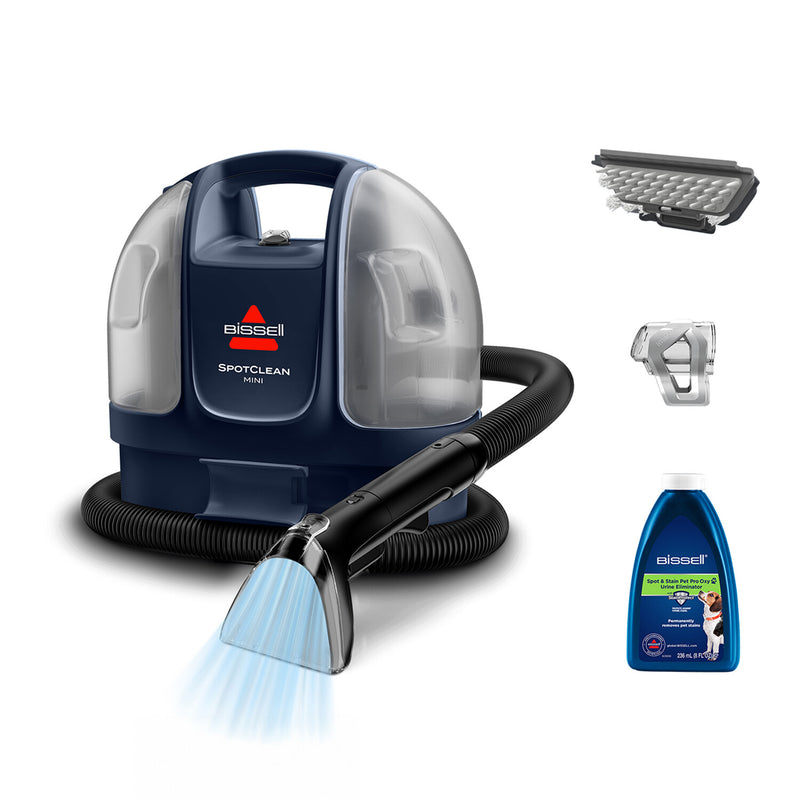 Bissell SpotClean Mini Corded Pro rengøringsmaskine til tæppe Håndholdt Dyb Sort, Blå