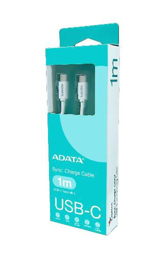 ADATA CACC-100PN-WH USB-kabel USB 2.0 1 m USB C 100 W Hvid