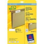 Avery L6021REV-25 print etiket Hvid Selvklæbende printeretiket