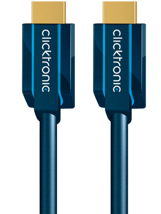 ClickTronic 0.5m High Speed HDMI HDMI-kabel 0,5 m HDMI Type A (Standard) Blå