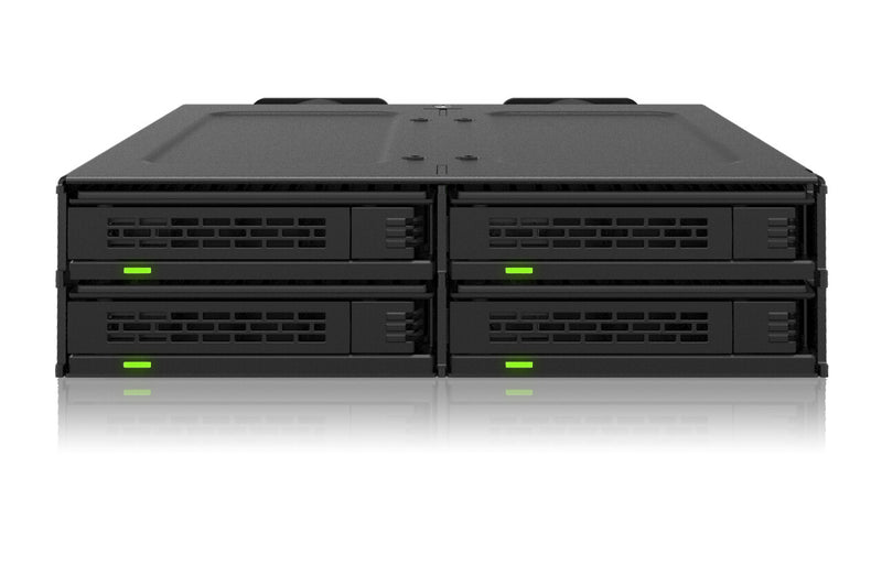 Icy Dock MB324V4P-B drevkabinet SSD kabinet Sort 2.5"