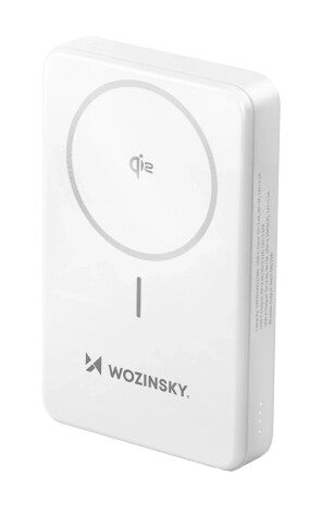 Wozinsky 5907769369322 powerbank Lithium polymer (LiPo) 10000 mAh Trådløs opladning Hvid