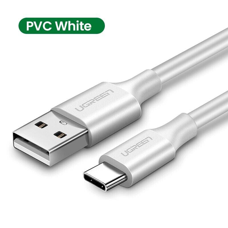 Ugreen 60121 USB-kabel USB 2.0 1 m USB A USB C 0,48 Gbit/sek. Hvid