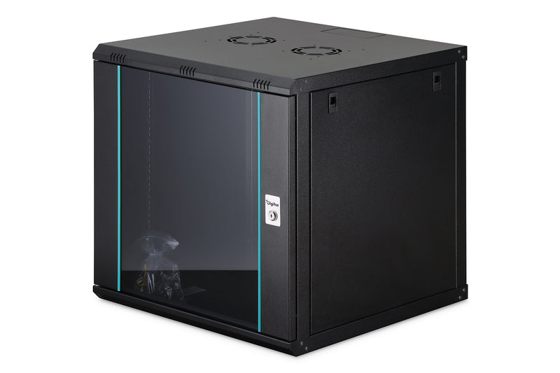 Digitus DN-37111 stativ 12U Vægmonteret stativ Sort