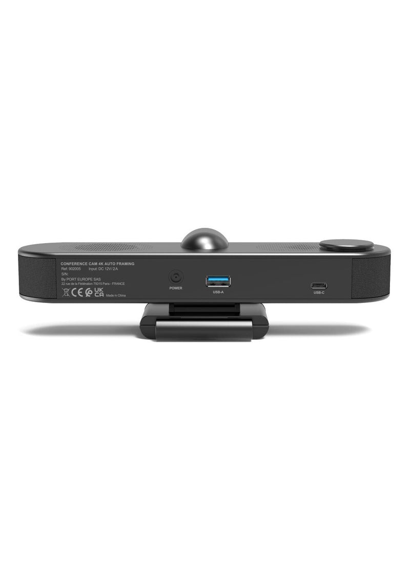 Port Designs 902005 videokonferencekamera 8,29 MP Sort 3840 x 2160 pixel 30 fps CMOS 25,4 / 2,8 mm (1 / 2.8")