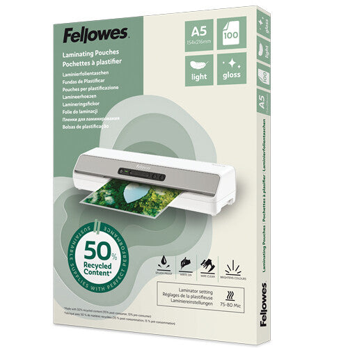 Fellowes 100143440 plastlomme 100 stk