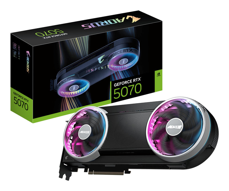 GIGABYTE AORUS GeForce RTX 5070 INFINITY 12G NVIDIA 12 GB GDDR7