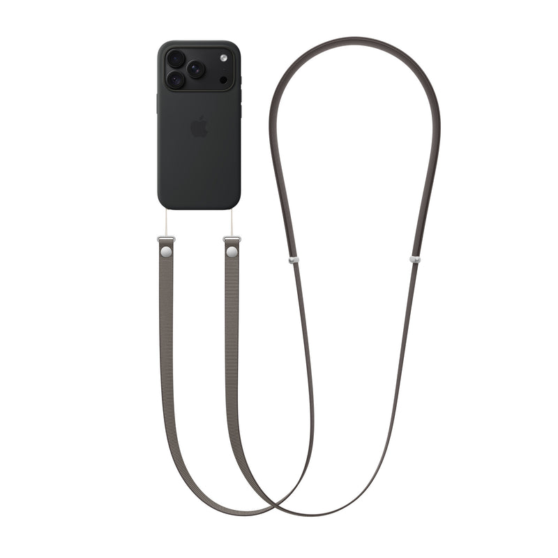 Apple Crossbody-rem – muldvarpegrå